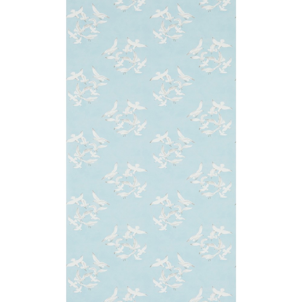 Seagulls Wallpaper 214585 by Sanderson in Sky Blue